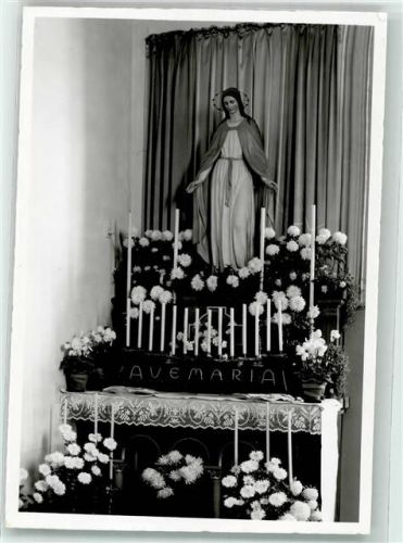 9450 Altstätten SG Foto AK Kloster Maria-Hilf Mutter Gottes Altar