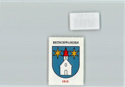 8777 Betschwanden - Vignette Wappen Kaffee Hag ca 1920-1940