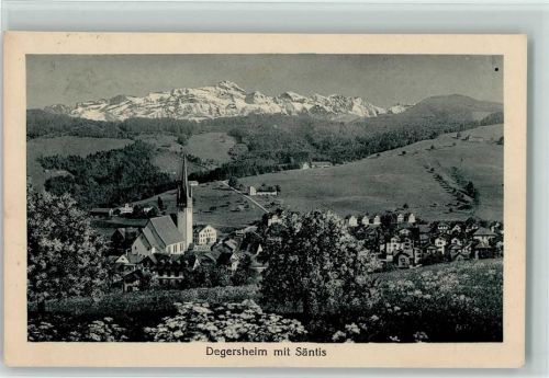 9113 Degersheim 1925 - mit Säntis