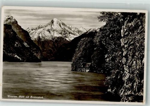 6441 Rütli 1937 Foto AK Urnersee Bristenstock