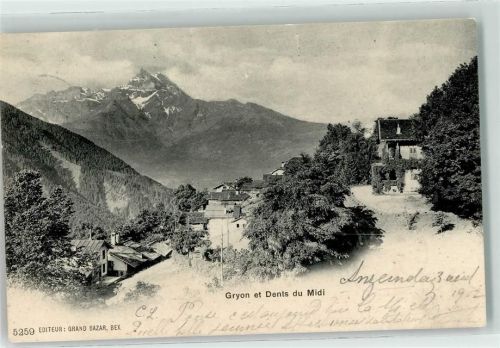 1882 Gryon 1902 - Dent du Midi