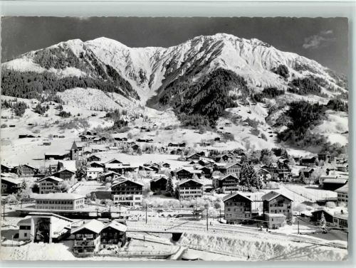 7250 Klosters - Gesamtansicht und Aelpelti Winteraufnahme