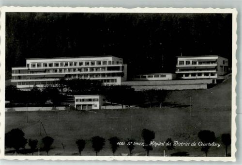 2610 St-Imier Saint-Imier 1949 Foto AK Krankenhaus