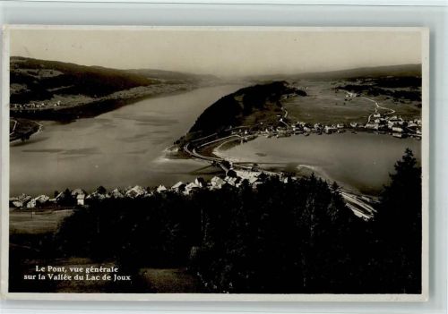 1342 Le Pont - Vue generale sur la Vallee du Lac de Joux