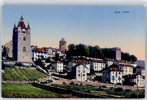 1350 Orbe - Turm, Weinberg