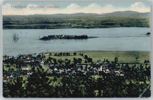 8330 Pfäffikon ZH - Teilansicht, Insel Ufenau