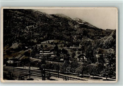 8872 Weesen Gebrauchsspuren Bahnhof und Hotel Bellevue Speer