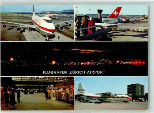 Chur Coire Flughafen Swissair Maschinen Dis da l Aerofilatelia Phila Schweiz 1988 Ganzsache