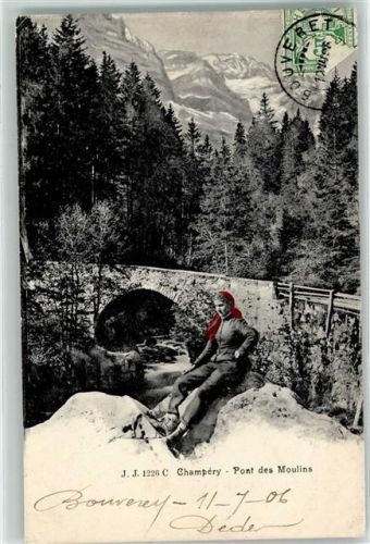 1874 Champéry - Pont de Moulin