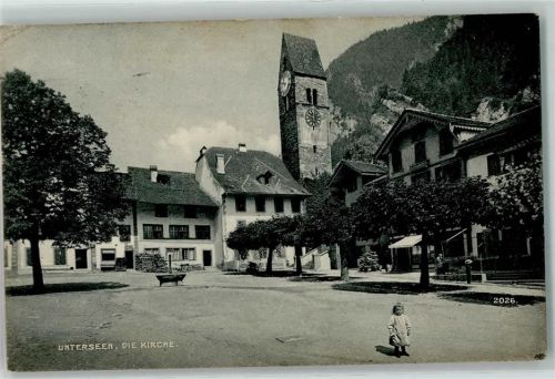 3800 Unterseen 1912 - Kirche