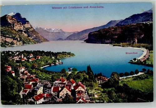 8872 Weesen Foto AK Leistkamm Alvierkette