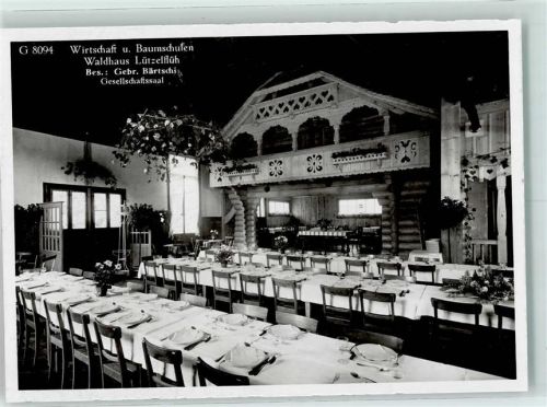 3432 Lützelflüh-Goldbach Gebrauchsspuren Wirtschaft und Baumschulen Waldhaus Gesellschaftssaal