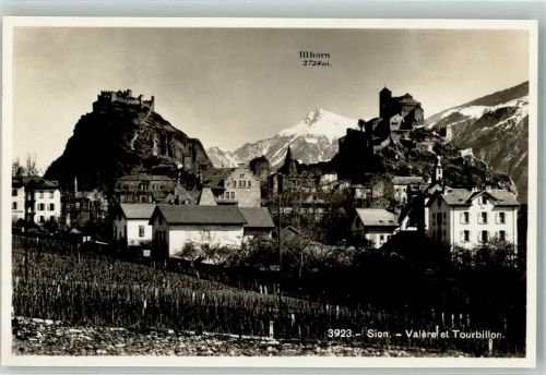 1950 Sion Sitten - Valere Ruine Tourbillon
