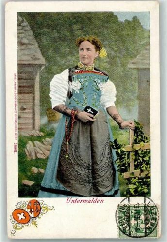 1904 - Unterwaldner Trachtenmädchen