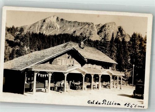 Col du Pillon Foto AK Gasthaus
