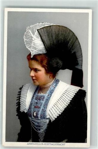 9050 Appenzell - Festtagstracht Frau