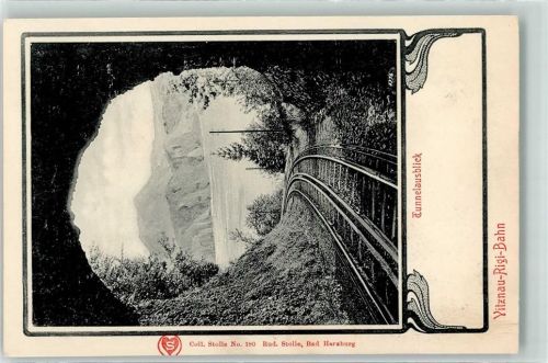 Rigibahn - Tunneldurchblick auf den Vierwaldstättersee