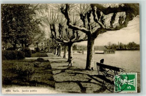 1180 Rolle 1913 - Jardin public