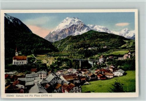 7550 Scuol Schuls - mit Piz Pisoc