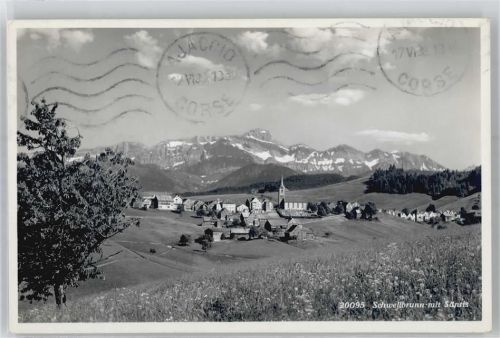 9103 Schwellbrunn - Blick zum Säntis