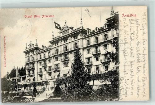 6443 Morschach 1905 - Grand Hotel Axenstein Wappen