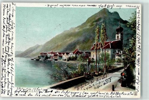 6442 Gersau 1903 Lithographie der Vitznauerstock