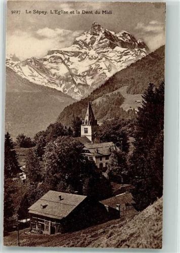 1863 Le Sépey Ormont-Dessous - Kirche Dents du Midi