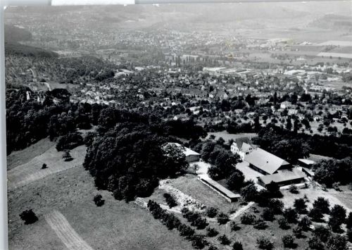 4143 Dornach - Fliegeraufnahme, Restaurant Schloßhof