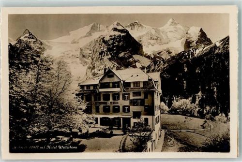 Wetterhorn Grindelwald Gebrauchsspuren Hotel