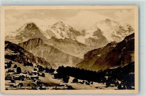 3803 Beatenberg 1911 - Eiger Mönch Jungfrau