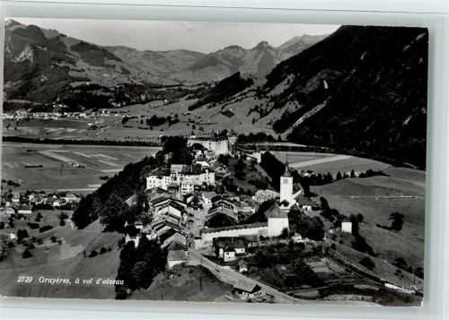 1663 Gruyères - Luftaufnahme
