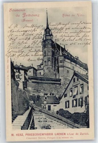 1708 Fribourg Freiburg - Hotel de Ville