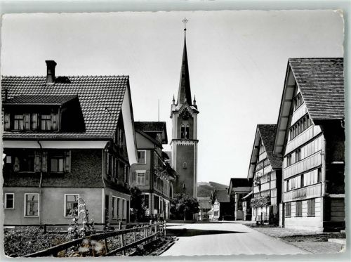 9108 Gonten Foto AK Kirche