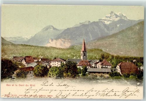 1880 Bex 1902 - Kirche Dent du Midi