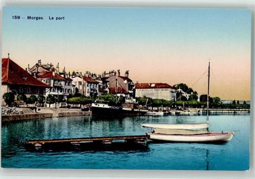 1110 Morges - Hafen Dampfschiff