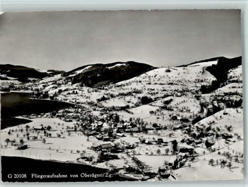 6315 Oberägeri - Fliegeraufnahme Winter