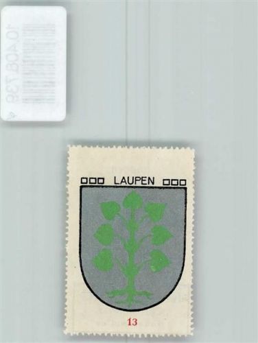 3177 Laupen BE - Vignette Wappen Kaffee Hag ca 1920-1940 Linde