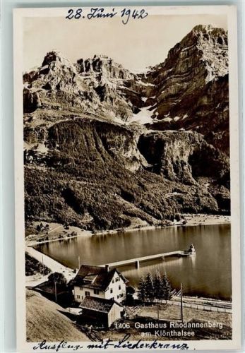 8750 Klöntal - Gasthaus Rhodannenberg am Klönthalsee