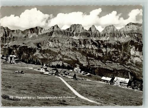 Tannenbodenalp Foto AK Kurhäuser Flumserberg Foto Steinemann