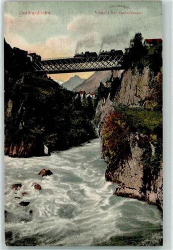 6487 Göschenen 1907 - Gotthardbahn Viadukt
