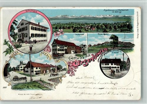8330 Irgenhausen Pfäffikon ZH 1901 BOAKC Handlung Walder Lithographie