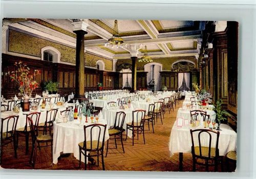 Pilatus - Innenansicht Speisesaal, Hotel Kulm, gute Erhaltung