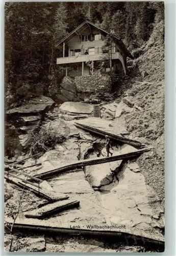 3775 Lenk im Simmental 1910 - Wallbachschlucht
