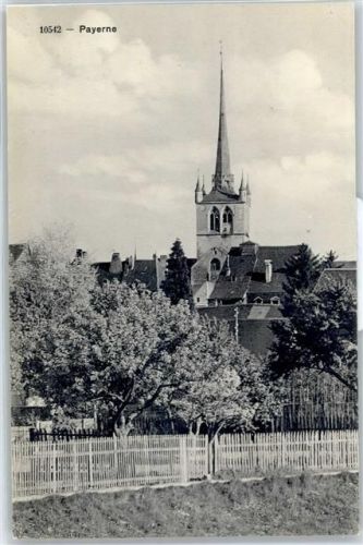 1530 Payerne - Kirche, Ortsansicht
