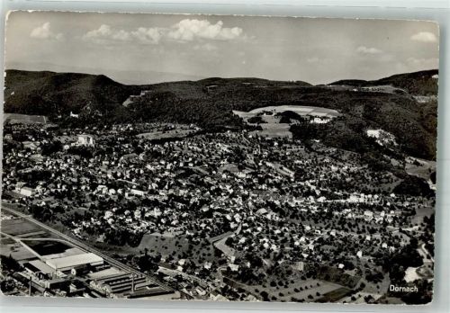 4143 Dornach Foto AK Fliegeraufnahme