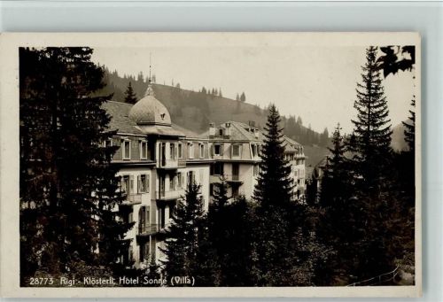 Rigi Känzeli 1924 Foto AK Nr. 28773 Wehrli , Klösterli, Hotel Sonne