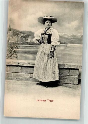 6000 Luzern Lucerne - Tracht Frau