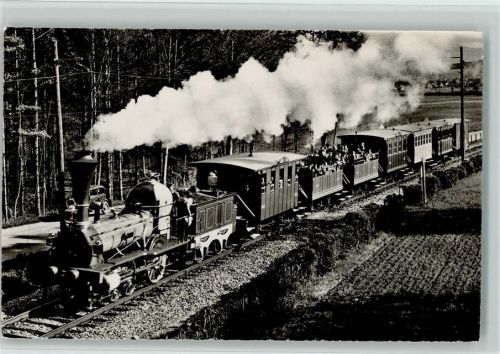 1947 Foto AK Photoglob-Wehrli W 15 - Spanisch-Brötli-Bahn , 100 Jahre Schweiz. Eisenbahn