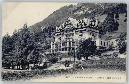 1660 Château-d´Oex - Hotel Berthod