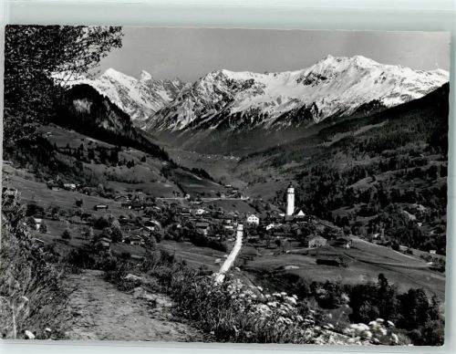 7247 Saas im Prättigau - Blick gegen Klosters und die Silvrettagruppe